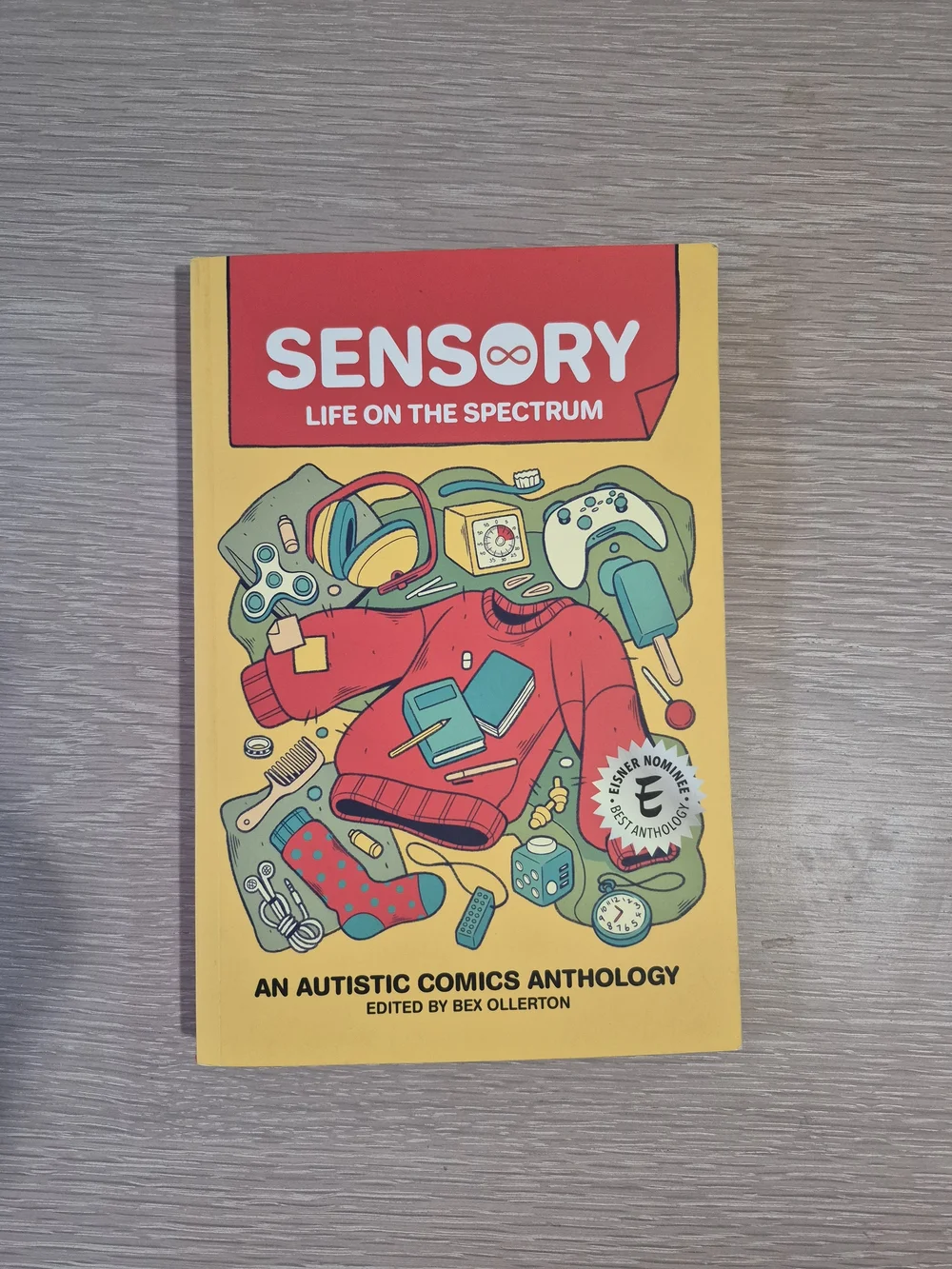 Sensory: Life on the Spectrum – Yellow Paperback Graphic Anthology